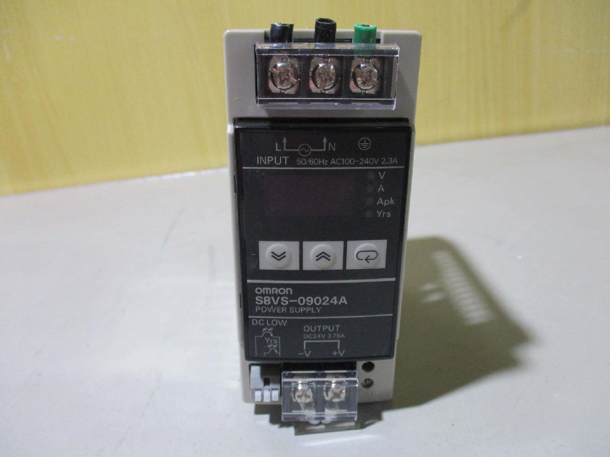 中古 OMRON POWER SUPPLY S8VS-09024A パワーサプライ(R50529CADC026)_画像8