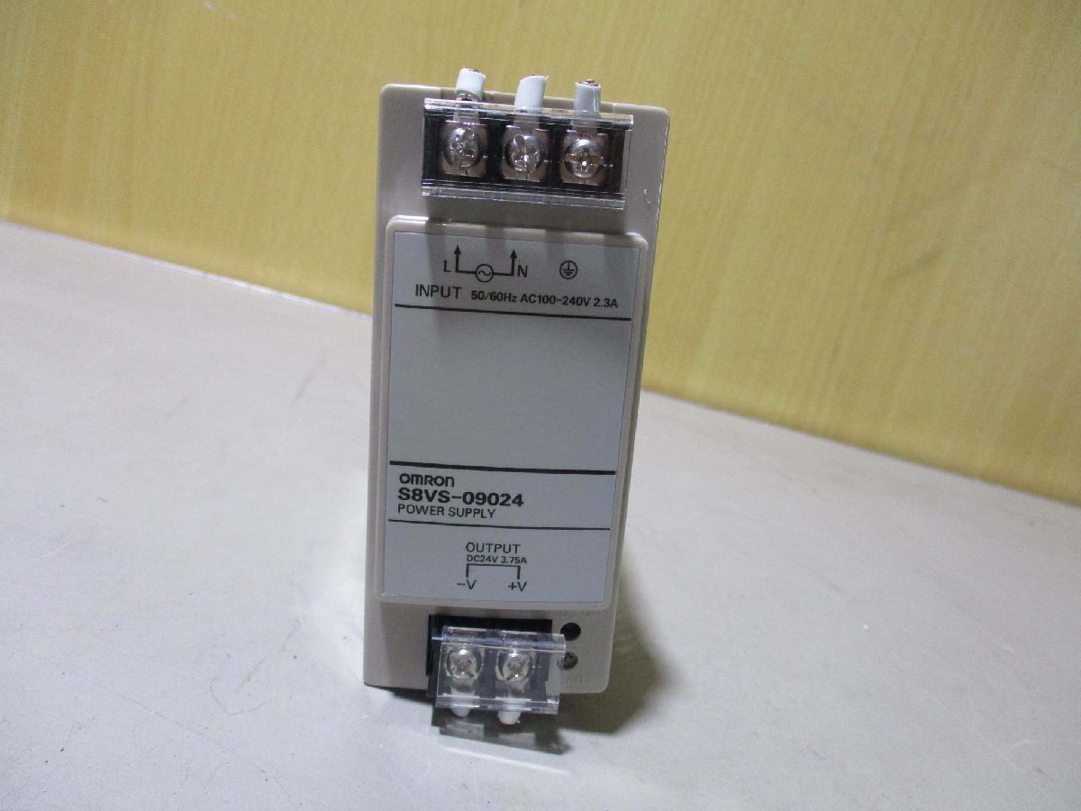 中古 OMRON POWER SUPPLY S8VS-09024A/ED2 パワーサプライ AC100-240V 2.3A(R50529CADC030)_画像8