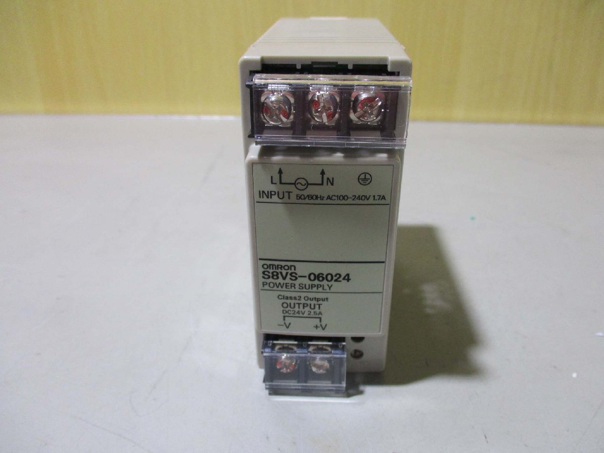 中古 OMRON POWER SUPPLY S8VS-06024/ED2 パワーサプライ(R50529CADC047)_画像8