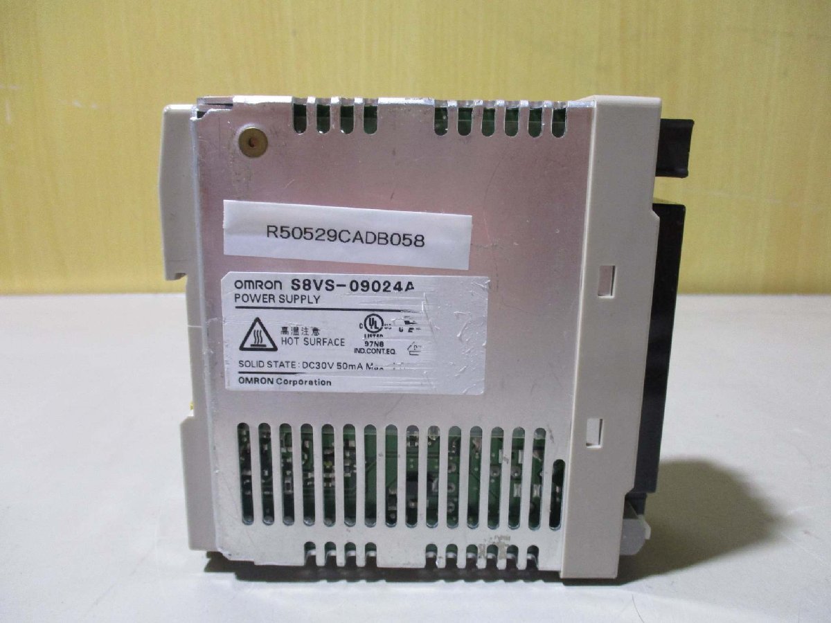 中古 OMRON POWER SUPPLY S8VS-09024A パワーサプライ(R50529CADB058)_画像2