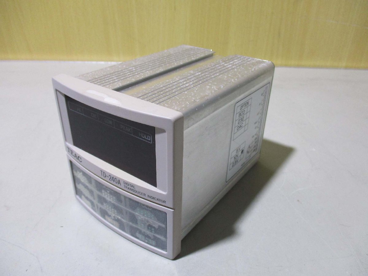 中古 TEAC DIGITAL TRANSDUCER INDICATOR TD-240A デジタル指示計(R50529DMB033)