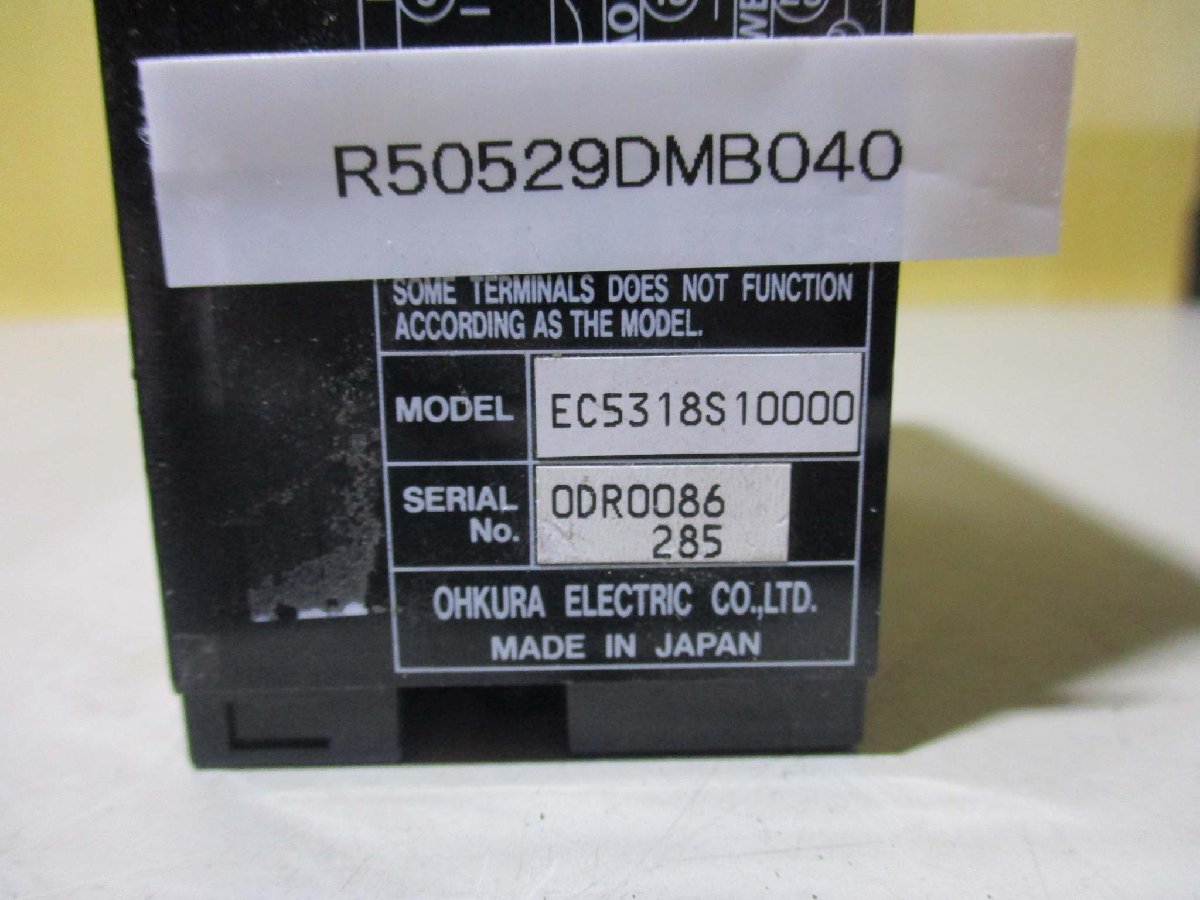 中古 OHKURA EC5318S10000 ディジタル指示調節計(R50529DMB040)_画像3