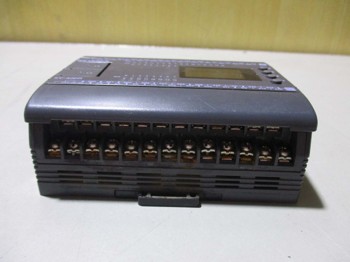 中古KEYENCE CONNECT EXPANSION UNIT KV-40DR 表示機能内蔵(R50602AACC010)_画像2