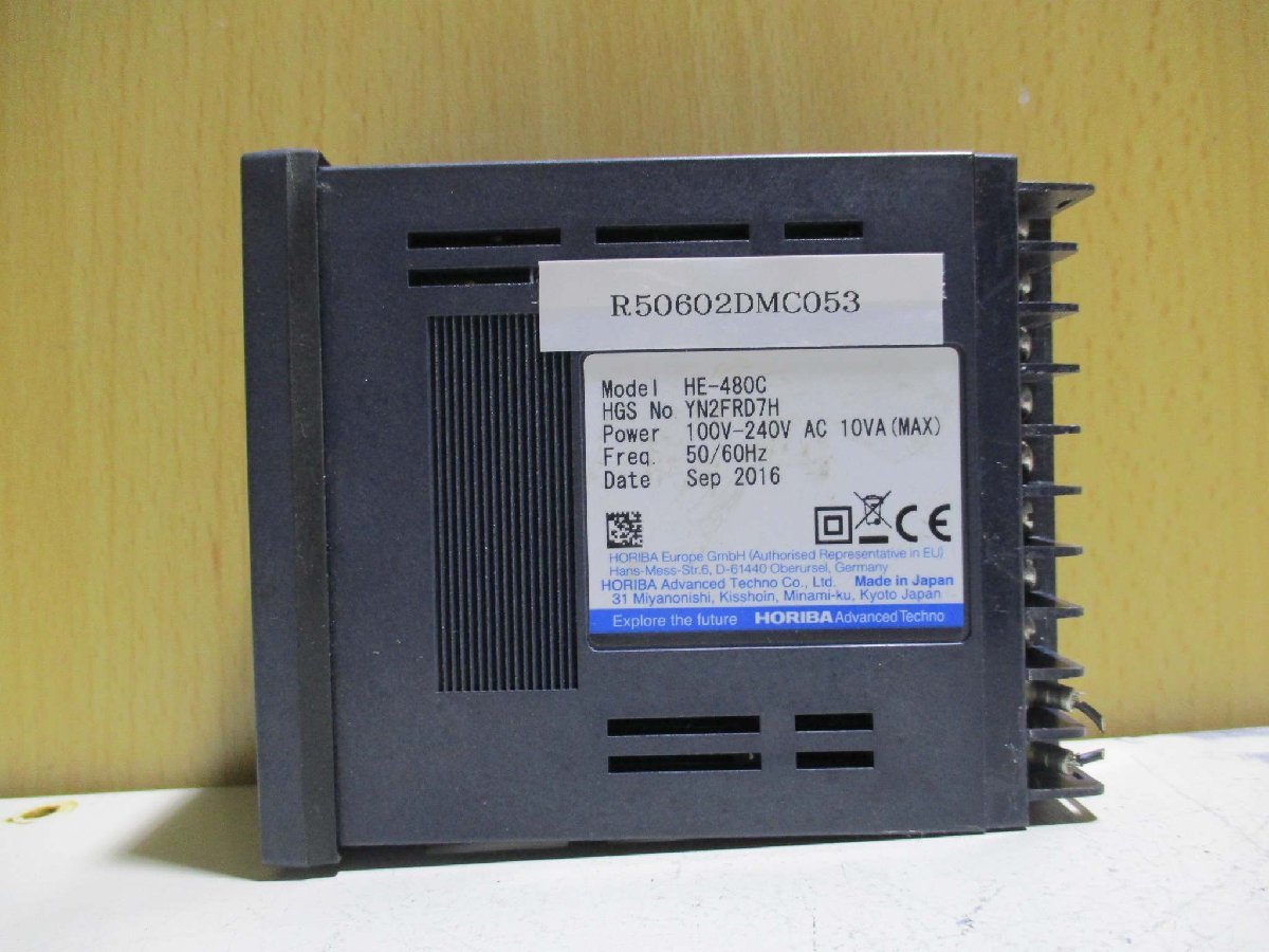 中古HORIBA COND METER HE-480C 電気伝導率計 2個(R50602DMC053)_画像2