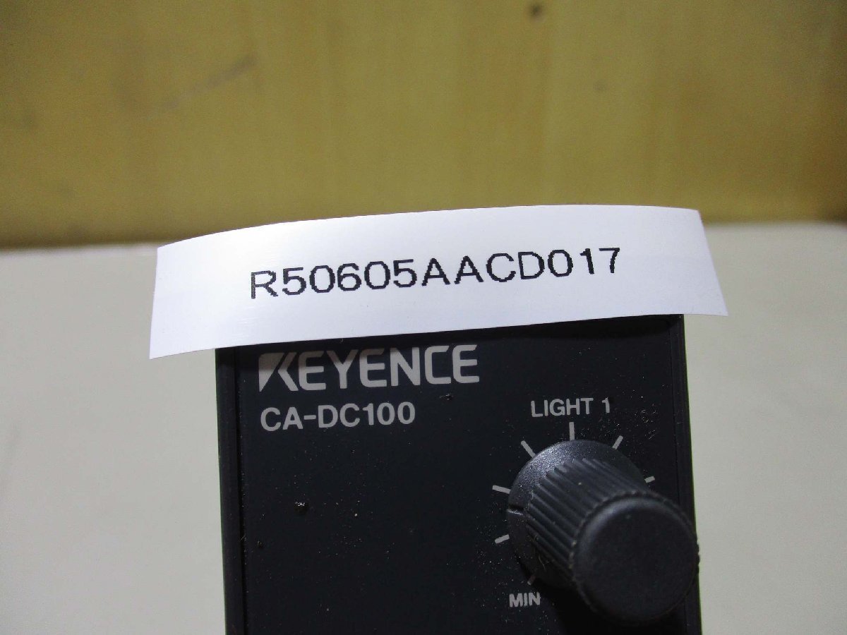 中古 KEYENCE CA-DC100 デジタル画像センサ [2個セット](R50605AACD017)_画像2