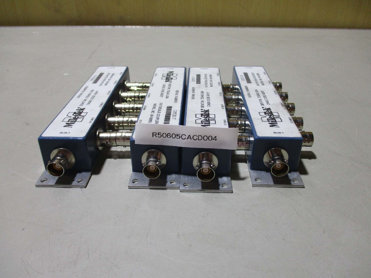 中古 MILESTEK 5-STUB BUS COUPLER 90-50205 5-スタブバスカプラー [4個セット](R50605CACD004)_画像1