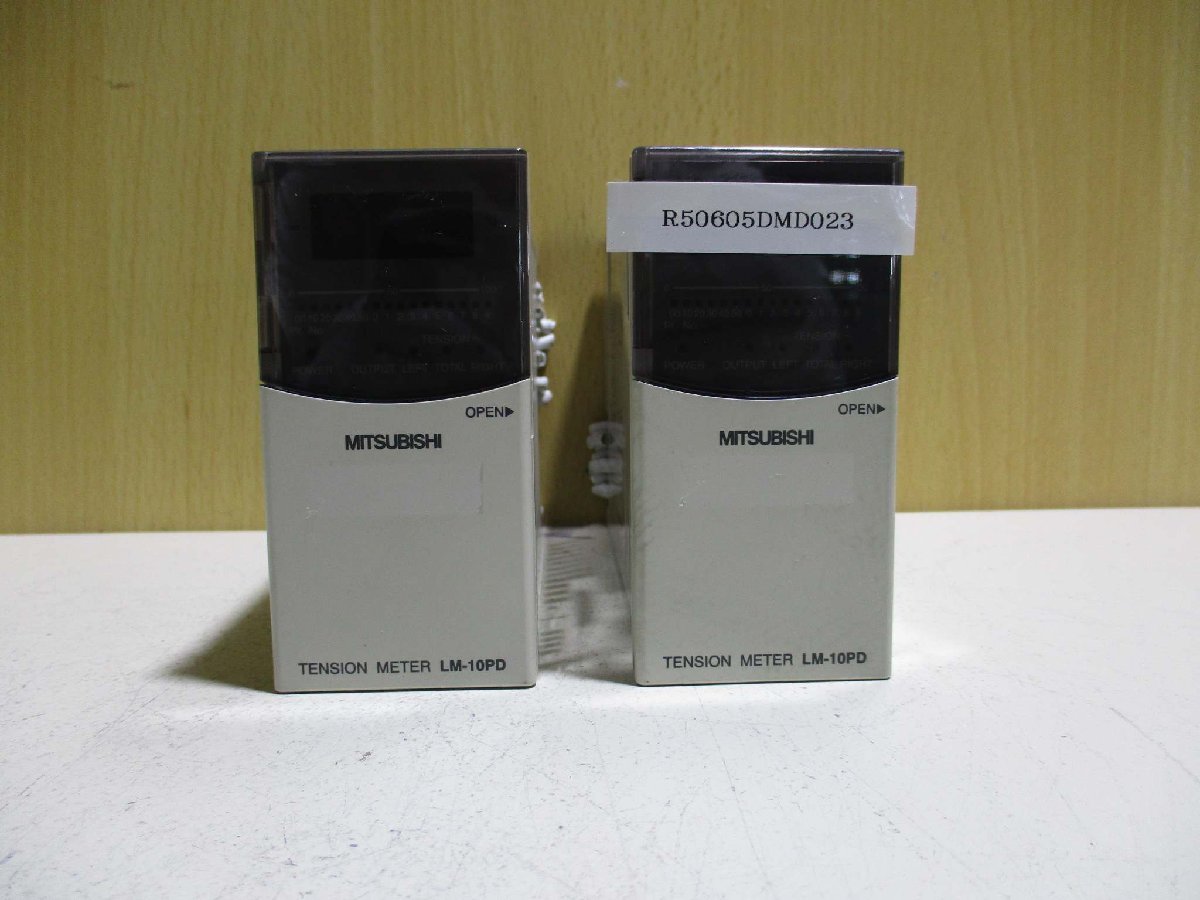 中古 MITSUBISHI LM-10PD テンションメータ [2個セット](R50605DMD023)