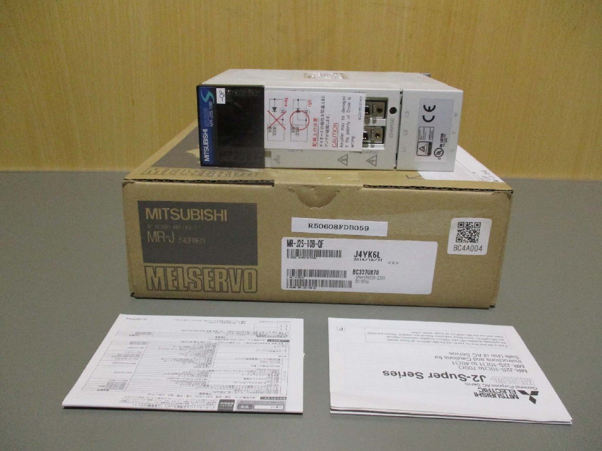 新古 MITSUBISHI ACサーボアンプ MR-J2S-10B-QF(R50608FDB059 新古 MITSUBISHI ACサーボアンプ MR-J2S-10B-QF(R50608FDB059