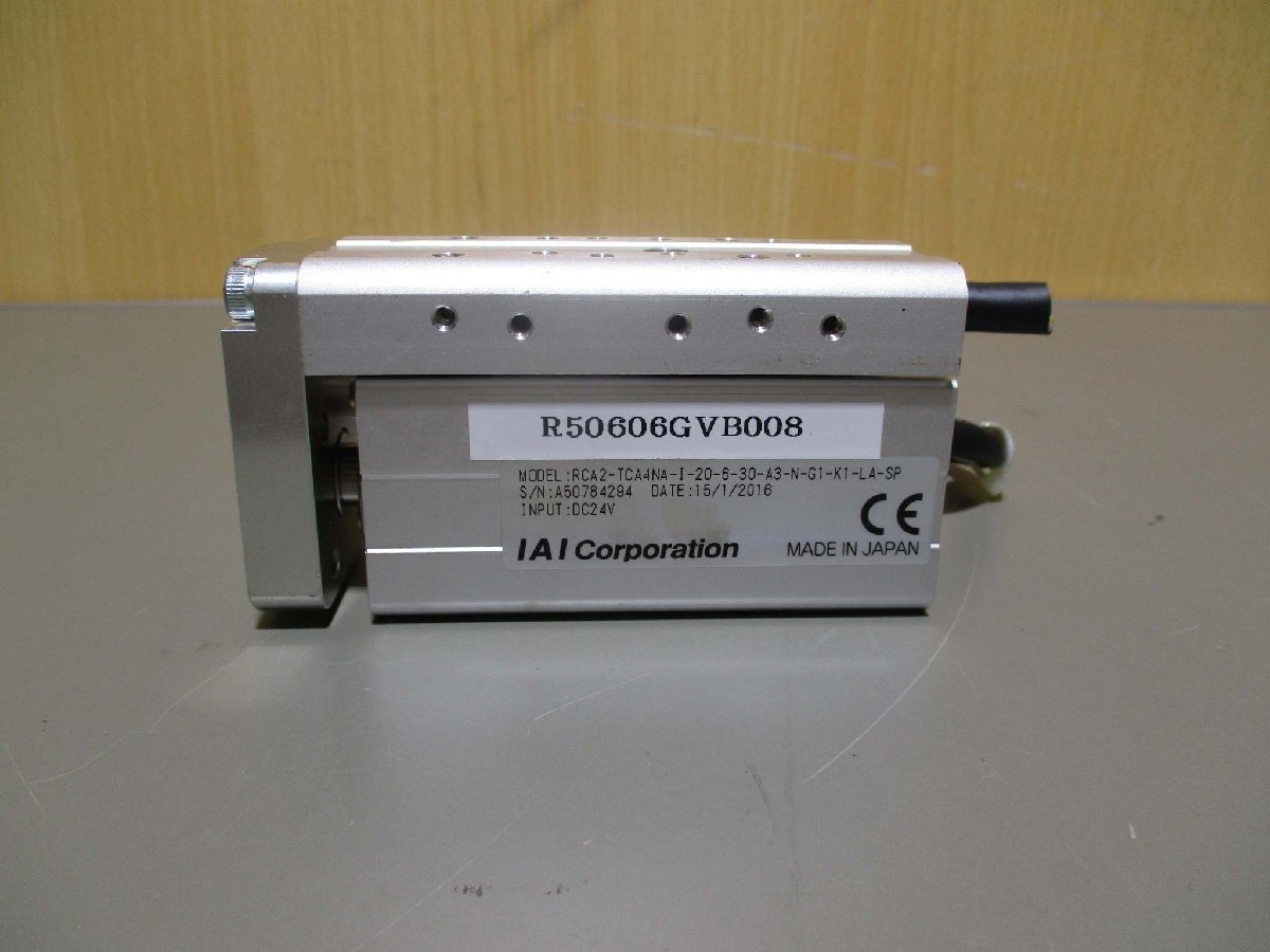 中古 IAI RCA2-TCA4NA-I-20-6-30-A3-N-G1-K1-LA-SP ロボシリンダ テーブルタイプ(R50606GVB008)_画像1