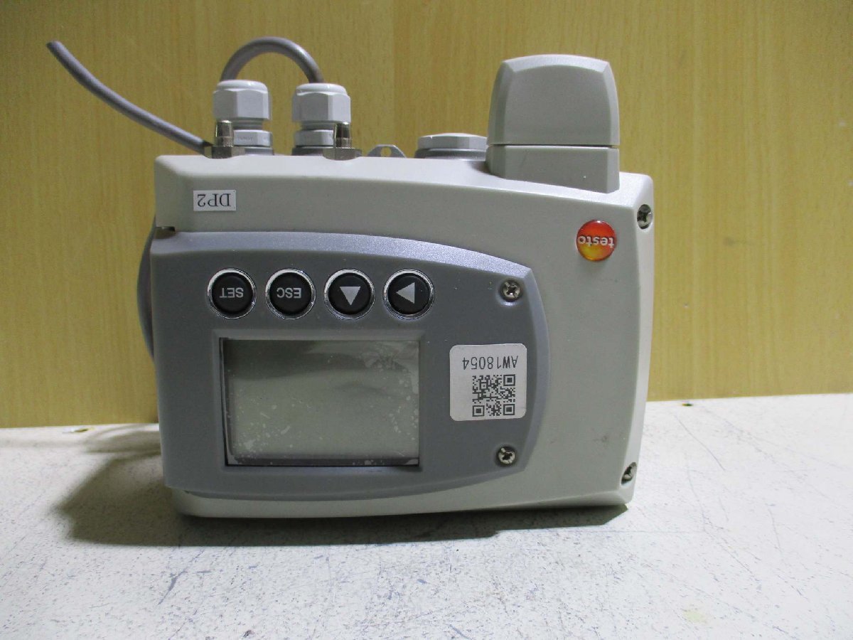 中古 TESTO PRESSURE TRANSMITTER 6351 差圧変換器(R50613AGE019) 中古 TESTO PRESSURE TRANSMITTER 6351 差圧変換器(R50613AGE019)