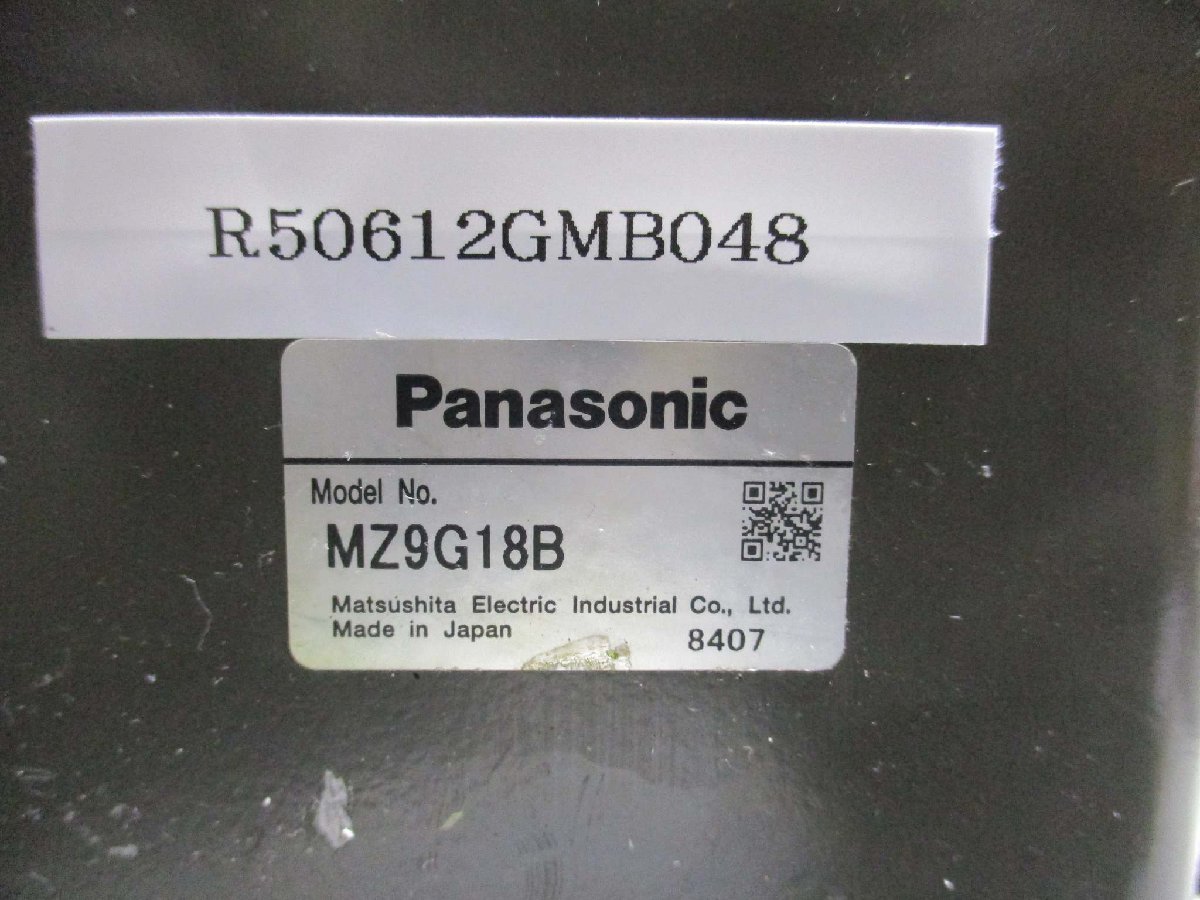 中古 PANASONIC M91Z60GD4Y 60W/MZ9G18B 小形ギヤードモータ(R50612GMB048)_画像3