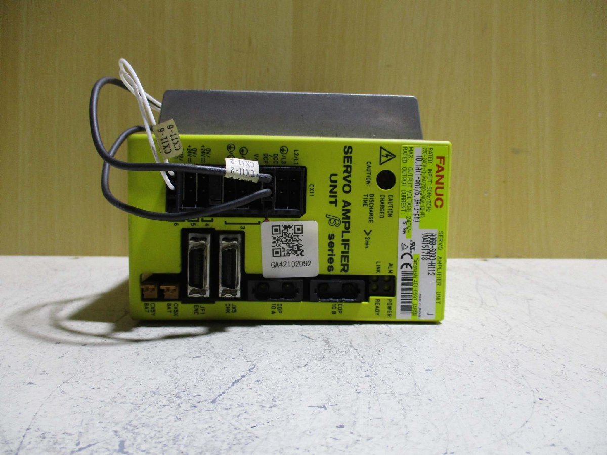 中古 FANUC SERVO AMPLIFIER UNIT A06B-6093-H112(R50613DPB003) 中古 FANUC SERVO AMPLIFIER UNIT A06B-6093-H112(R50613DPB003)