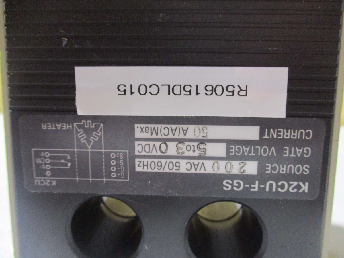 中古OMRON HEATER FAULT DETECTOR K2CU-F20A-EGS ヒーター断線警報器 2ST(R50615DLC015)_画像5