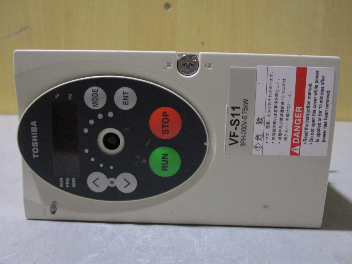 中古 TOSHIBA VFS11-2007PM-AN(R5) TRANSISTOR INVERTER(R50619DCC043)_画像6