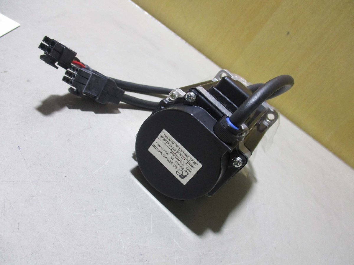 新古 Fuji Electric AC Servo Motor Model-GYB401D5-RC2 0.4kw(R50619FGC009)_画像6