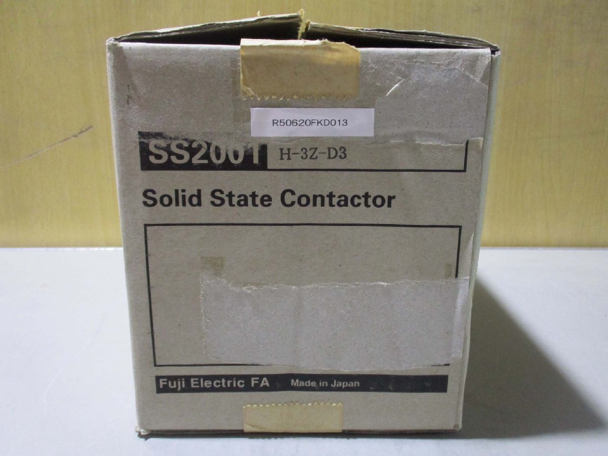 新古 FUJI SOLID STSTE CONTACTOR SS2001H-3Z-D3 ソリッドステートコンタクタ SSシリーズ(R50620FKD013)