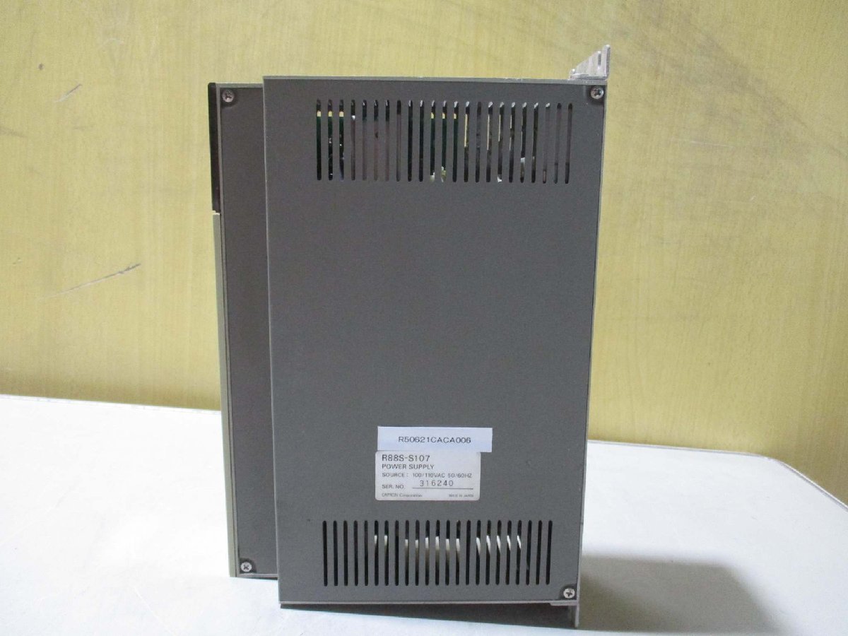 品質のいい 中古 Omron VAC(R50621CACA006) 100/110 Supply Power R88S-S107 その他