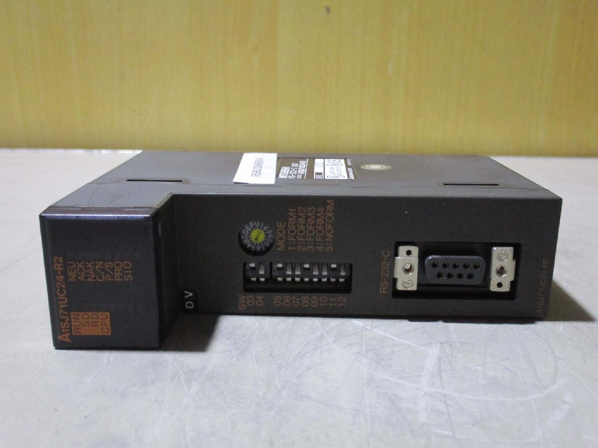 中古 MITSUBISHI RS-232-C UNIT A1SJ71UC24-R2 計算機リンクユニット(R50623BABB041)_画像6