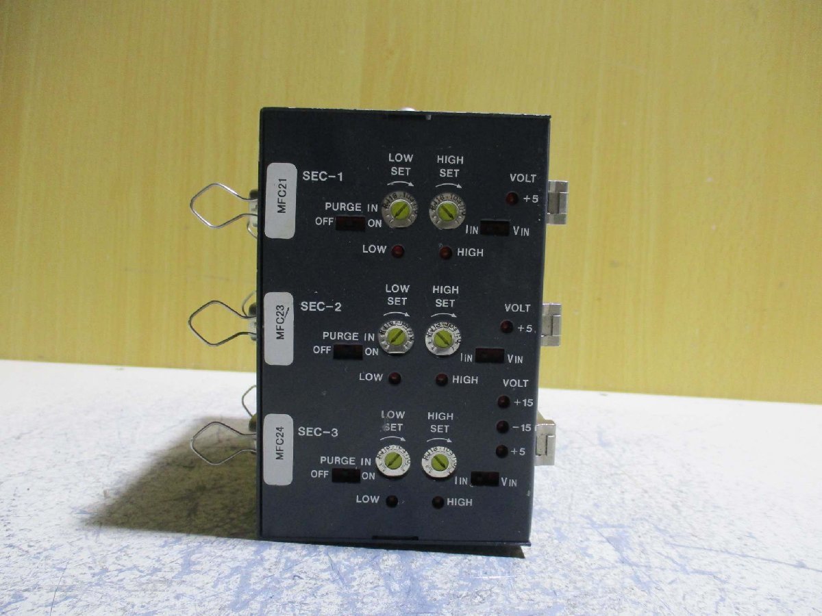 中古 STEC PAC-3HS-01 マスフローコントローラー電源(R50623CVB011)_画像3