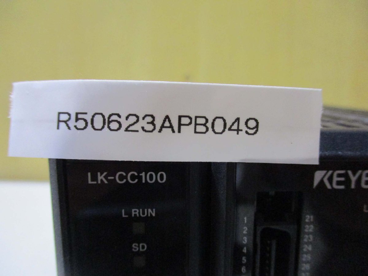 中古 KEYENCE LK-G5000/LK-CC100 デジタル画像センサ(R50623APB049)_画像3