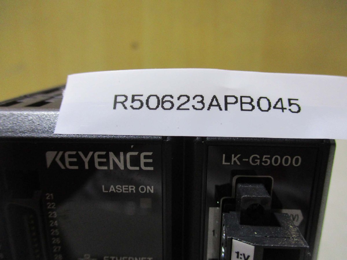 中古 KEYENCE LK-G5000 デジタル画像センサ(R50623APB045)_画像3