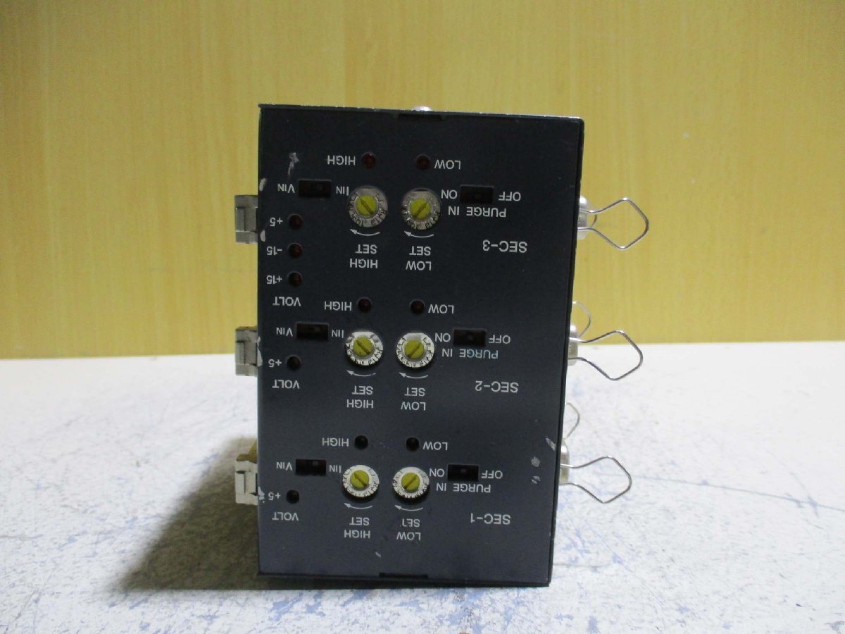 中古 STEC PAC-3HS-01 マスフローコントローラー電源(R50623CVB020)_画像3