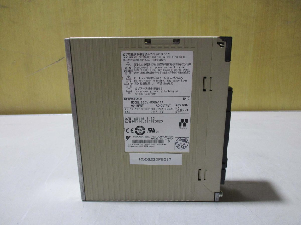 中古 YASKAWA サーボパック SGDH-A3AE 200V(LBUR40721D042 中古 YASKAWA サーボパック SGDH-A3AE 200V(LBUR40721D042