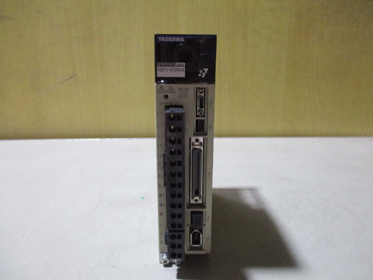 中古 Yaskawa SERVO PACK SGD7S-R70A00A サーボパック 50W(R50623DPE020)_画像6