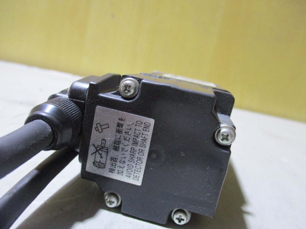 中古 MITSUBISHI AC SERVO MOTOR HF-KP13 AC サーボモーター 100W(R50624GPB021)_画像6