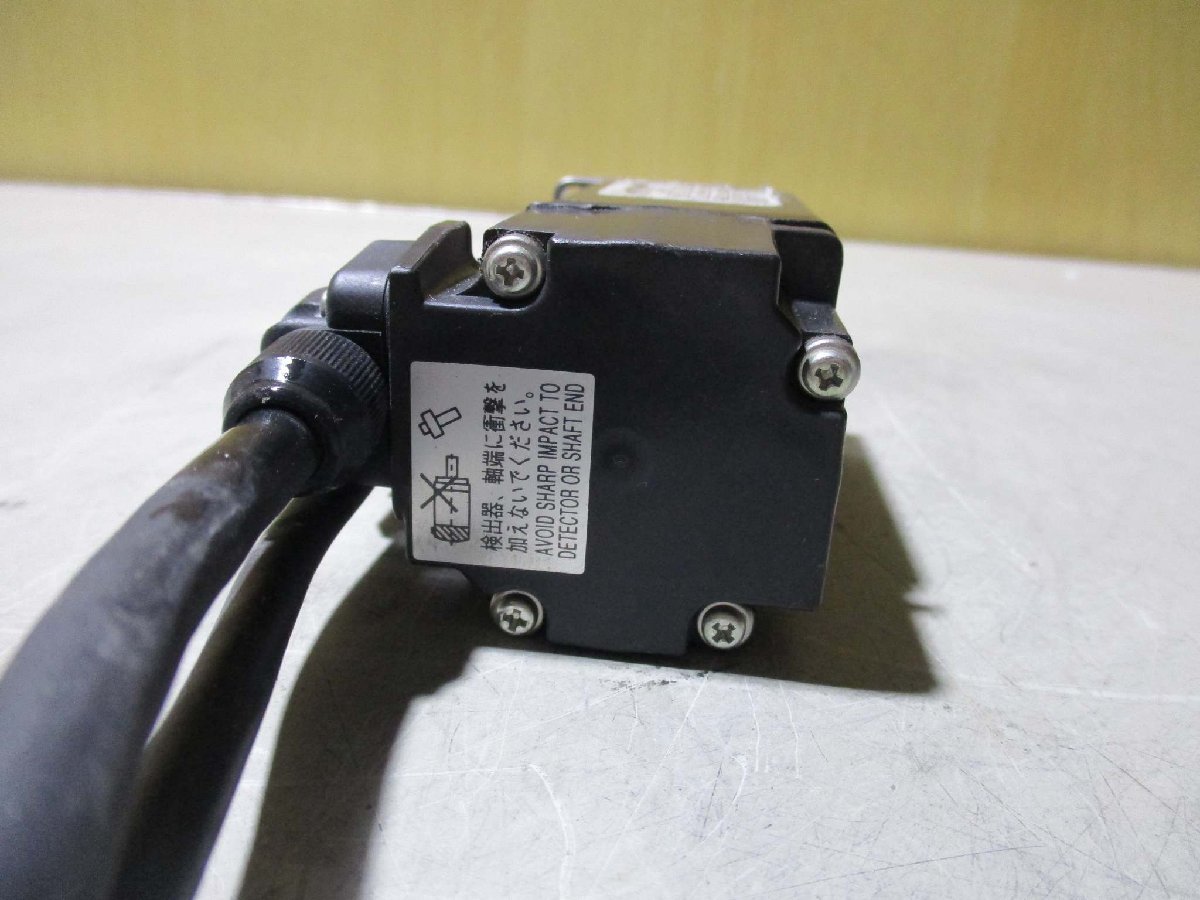 中古 MITSUBISHI AC SERVO MOTOR HF-KP13 AC サーボモーター 100W(R50624GPB026)_画像6