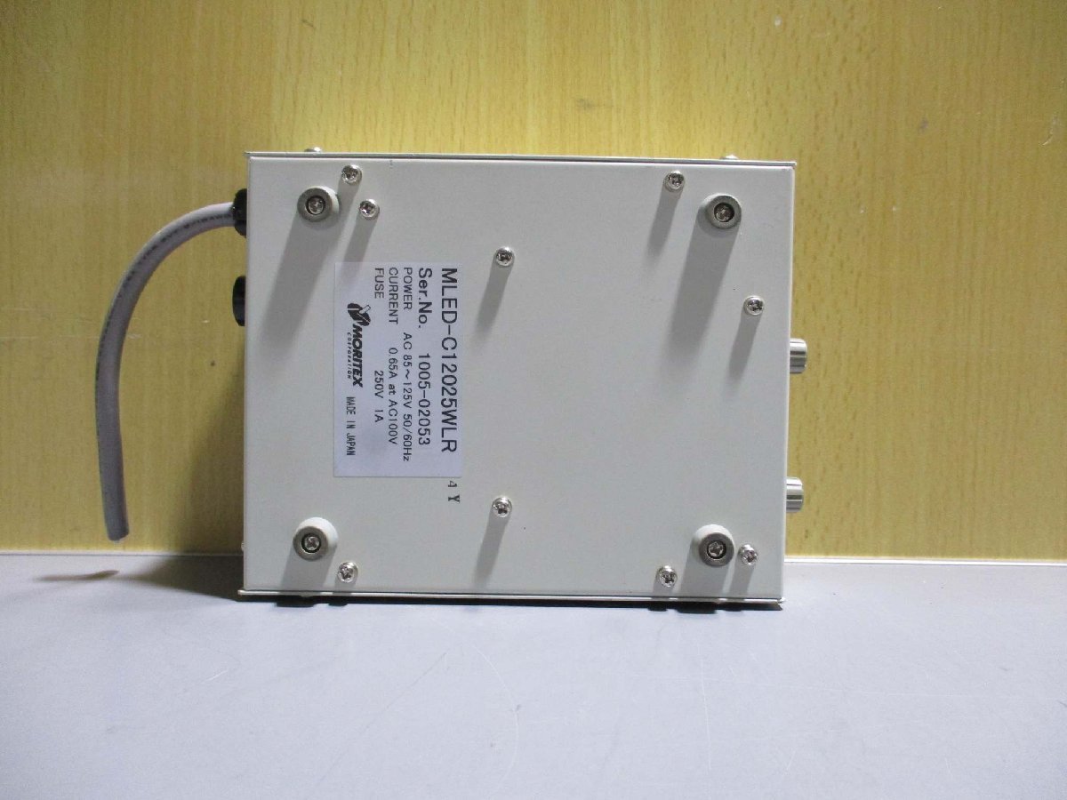中古 MORITEX 定電圧LED照明 MLED-C12025WLR(R50710CMC035)_画像5