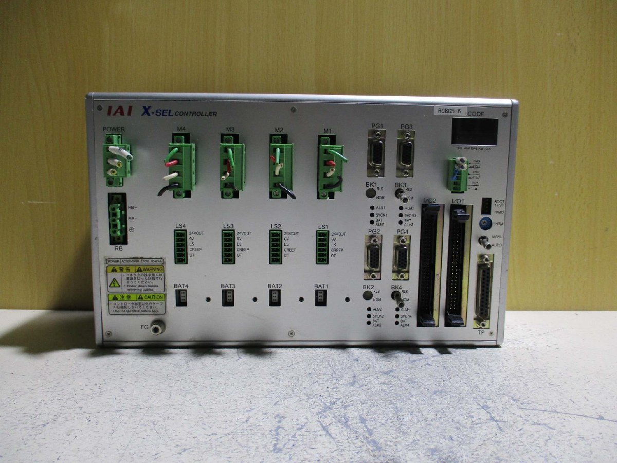 中古 IAI XSEL-J-4-60I-60I-20IB-20I-N1-N1EE-2-2 コントローラ(R50622DKA007)_画像1