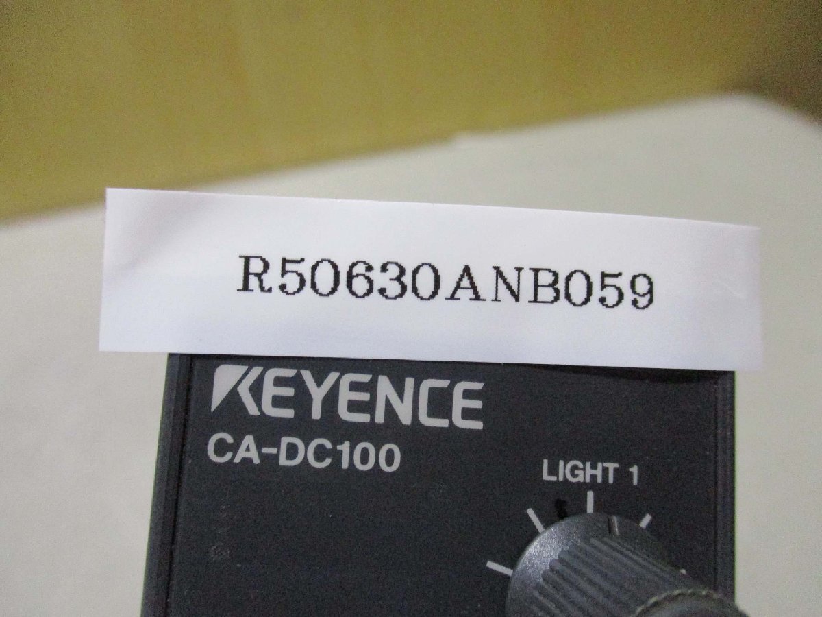 中古 KEYENCE CA-DC100 デジタル画像センサ ＜2個＞(R50630ANB059)_画像6