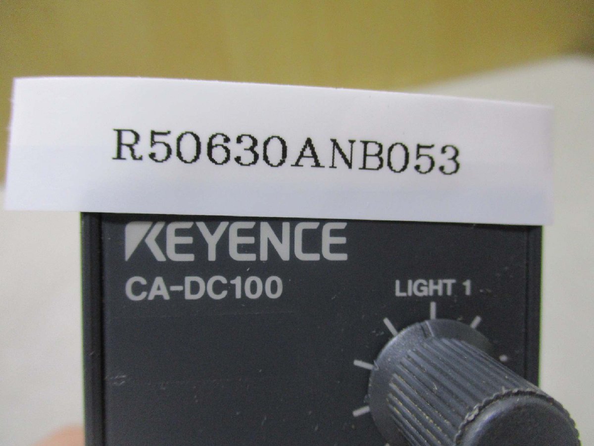 中古 KEYENCE CA-DC100 デジタル画像センサ ＜2個＞(R50630ANB053)_画像6