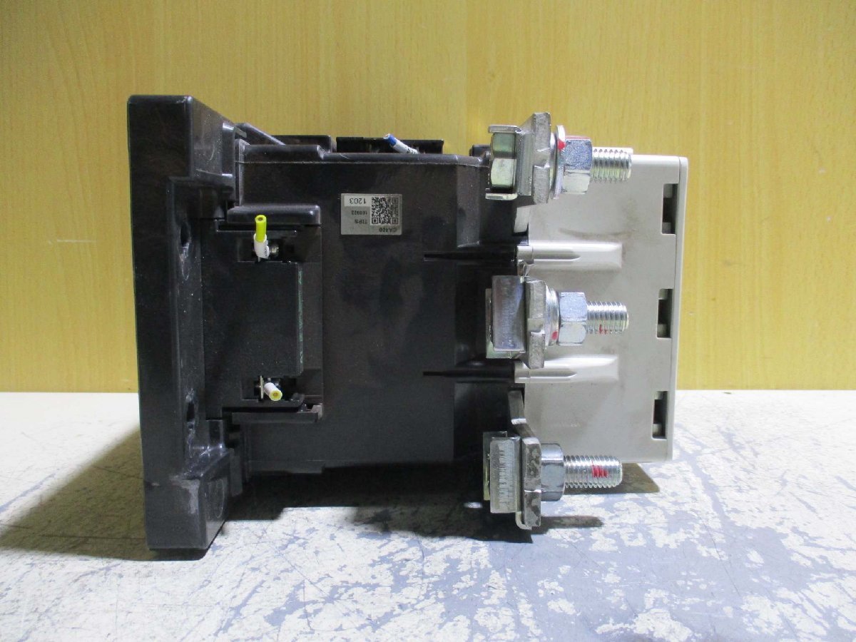 中古 TOSHIBA MAGNETIC CONTACTOR CA400 60mmX220mm(R50629CPF004)_画像4