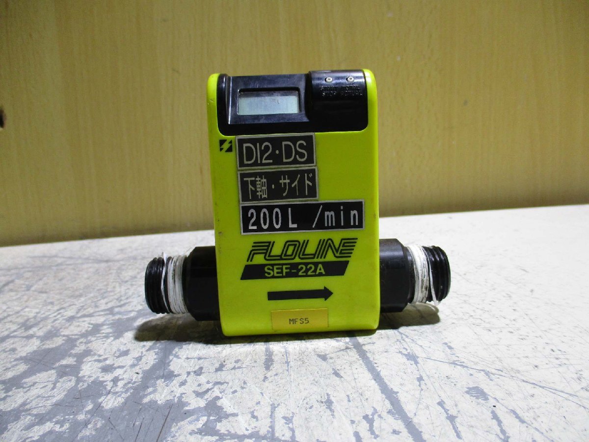 中古 STEC MASS FLOW METER SEF-22A マスフローメーター ＜2個セット＞(R50704JLC015)_画像2