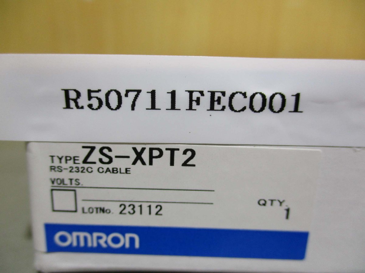 新古 OMRON ZS-XPT2 ケーブル(R50711FEC001)_画像2