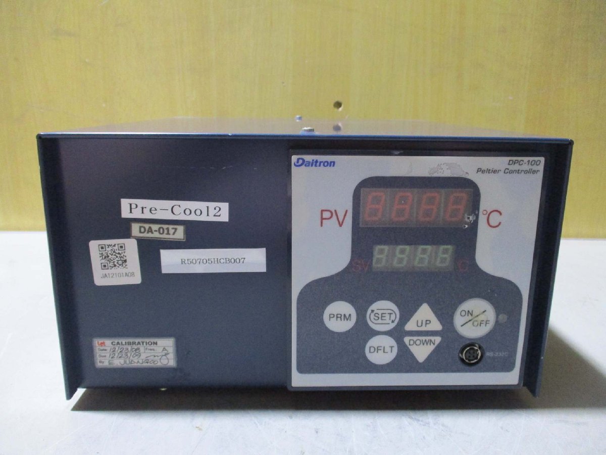 中古 Daitron DPC-100-CK1000 ペルチェコントローラー DPC100シリーズ(R50705HCB007)_画像1