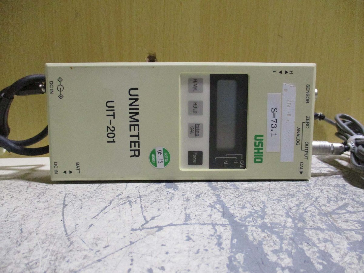 中古 USHIO UNIMETER UIT-201AFG 紫外線照度計(R50628AFB021) 中古 USHIO UNIMETER UIT-201AFG 紫外線照度計(R50628AFB021)
