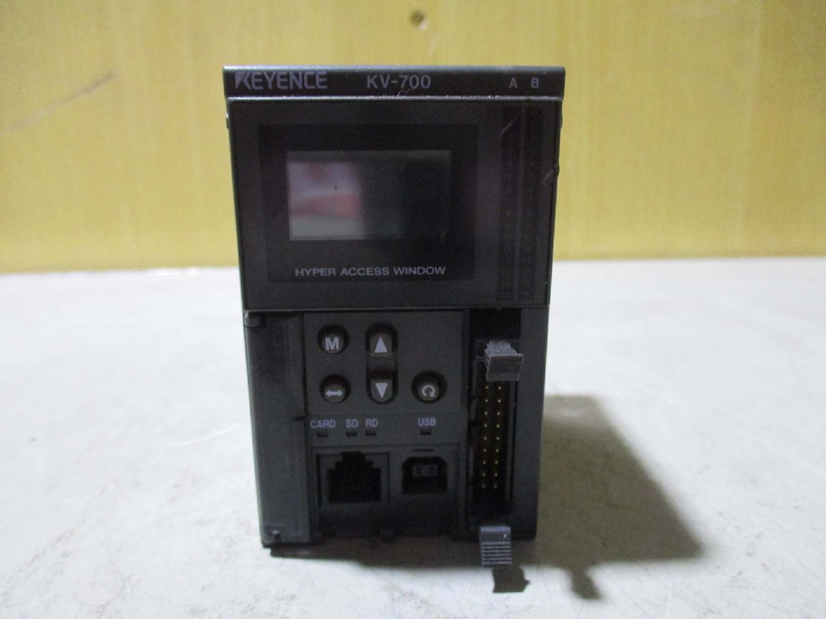 中古 KEYENCE KV-700 CPU MODULE(R50627BABE057)_画像6