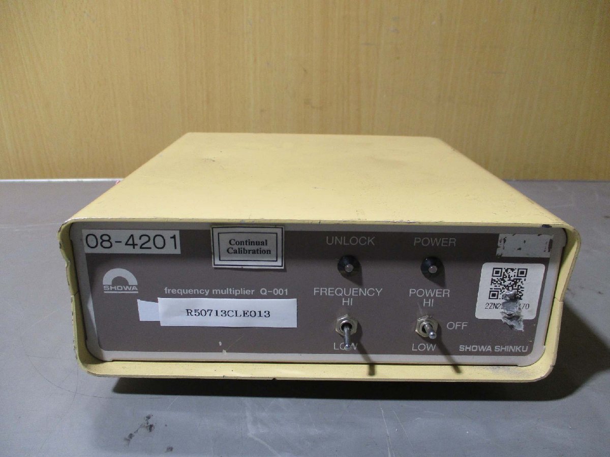 中古 SHOWA SHINKU frequency multiplier Q-001 周波数逓倍器(R50713CLE013)_画像1