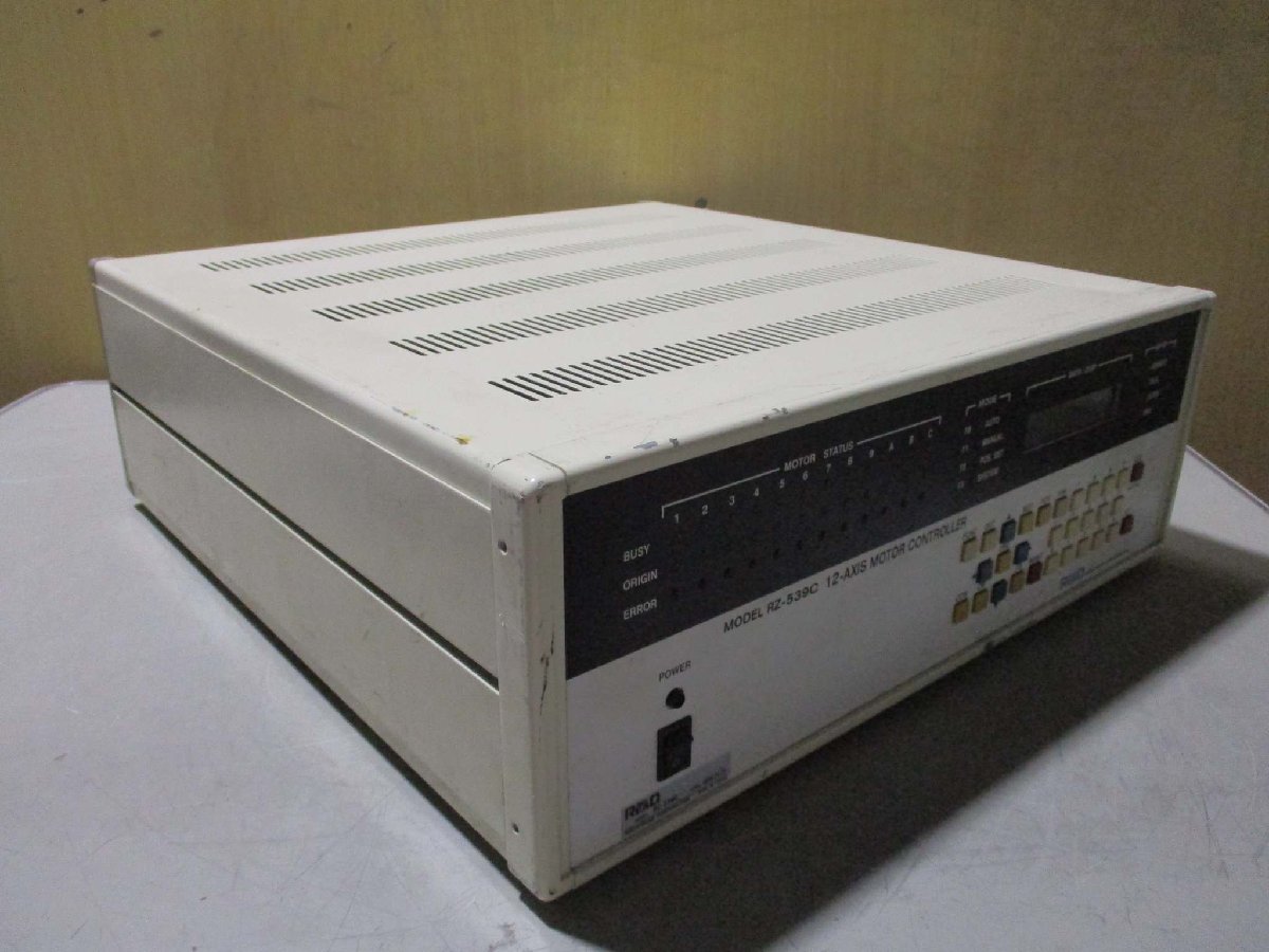 中古 NIDEC-READ RZ-539C 12-AXIS モーターコントローラ 通電OK(R50713HLB004)_画像7