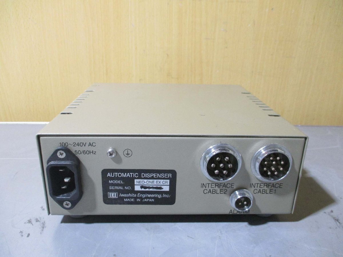 中古 IEI Automatic dispenser NEO-ONE EX CR 自動ディスペンサー 通電OK(R50713CLE009)_画像5