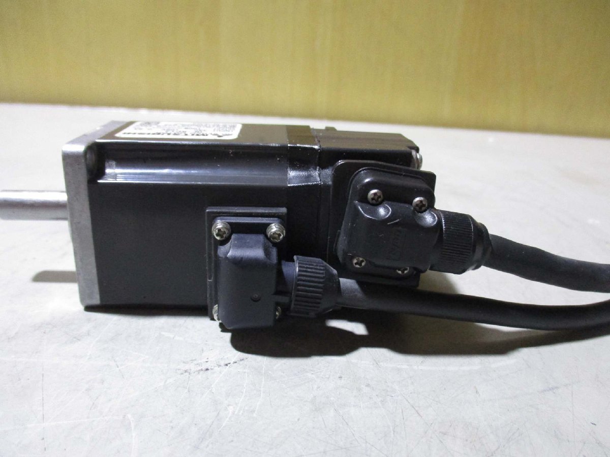 中古 MITSUBISHI AC SERVO MOTOR HF-KP13 AC サーボモーター 100W(R50624GPB024)_画像5