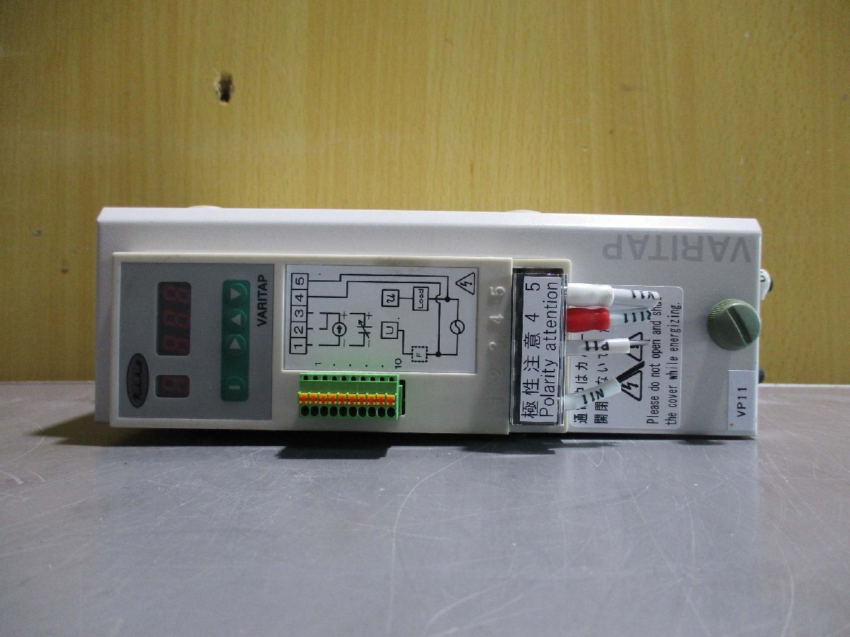 中古TOKYO RIKOSHA VSCW-060-000 サイリスタ式電力調整器 バリタップVSCW型(R50717DFE021)_画像3
