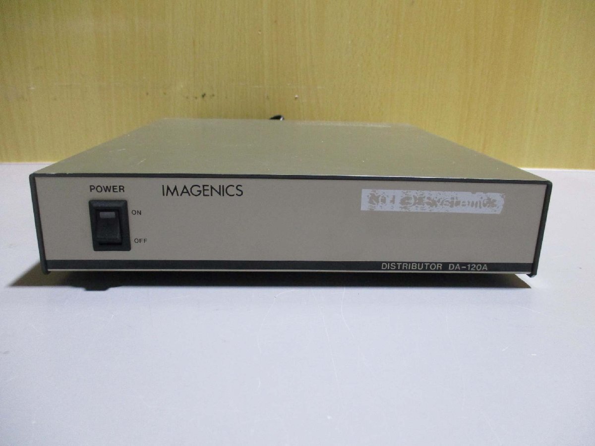 中古 IMAGENICS DA-120A コンポジット映像音声分配器 通電OK(R50711CMD037)_画像2