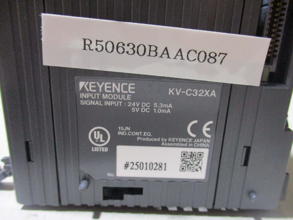 中古 KEYENCE INPUT MODULE KV-C32XA *9(R50630BAAC087)