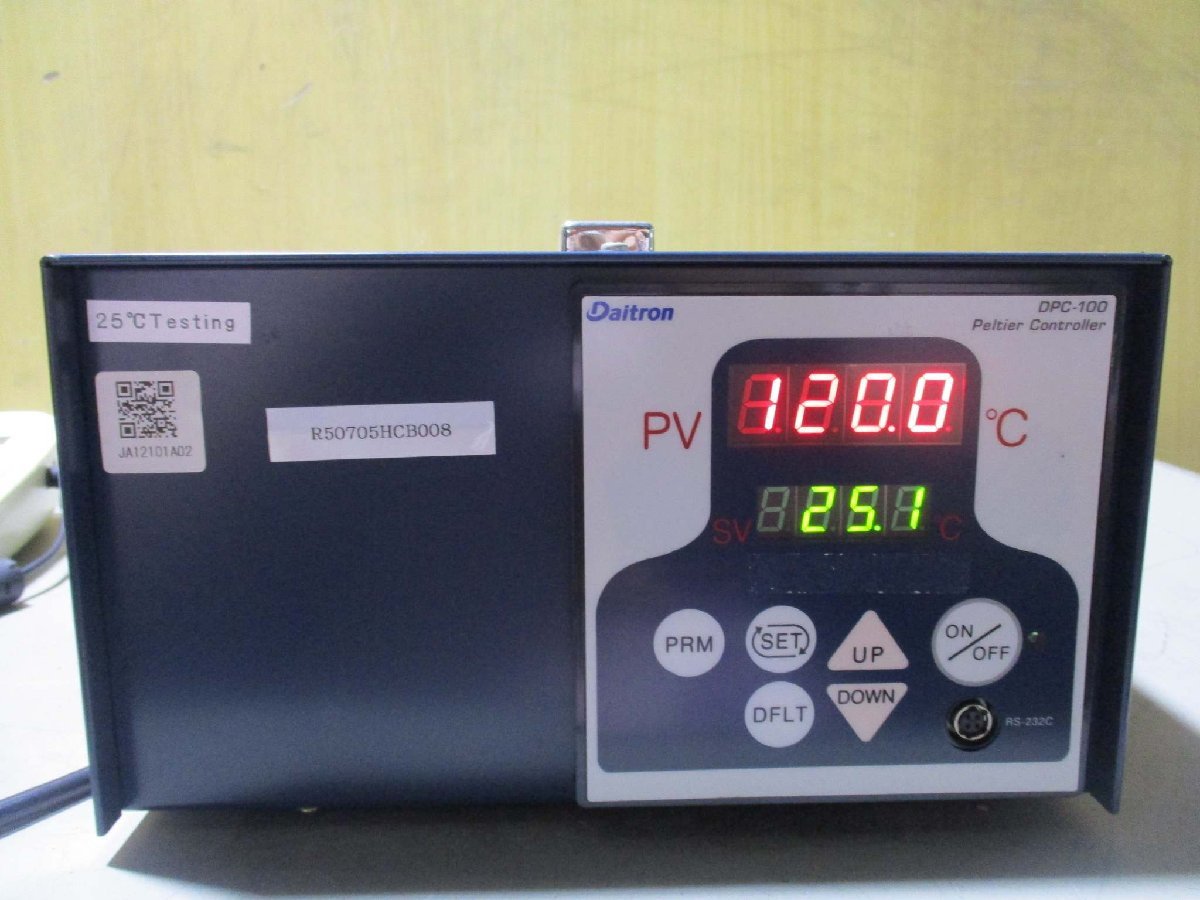 中古 Daitron DPC-100-CK1000 ペルチェコントローラー DPC100シリーズ 通電OK(R50705HCB008)