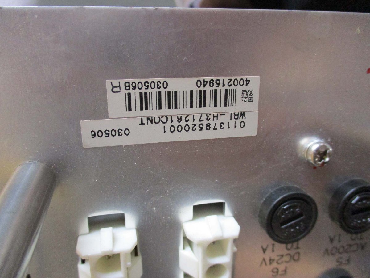 中古 ADVANTEST WBL-H371261CONT SYSTEM POWER INPUT AC 200V AMPS 50A MAX 50/60HZ ＜送料別＞(R50713HKE001)_画像4