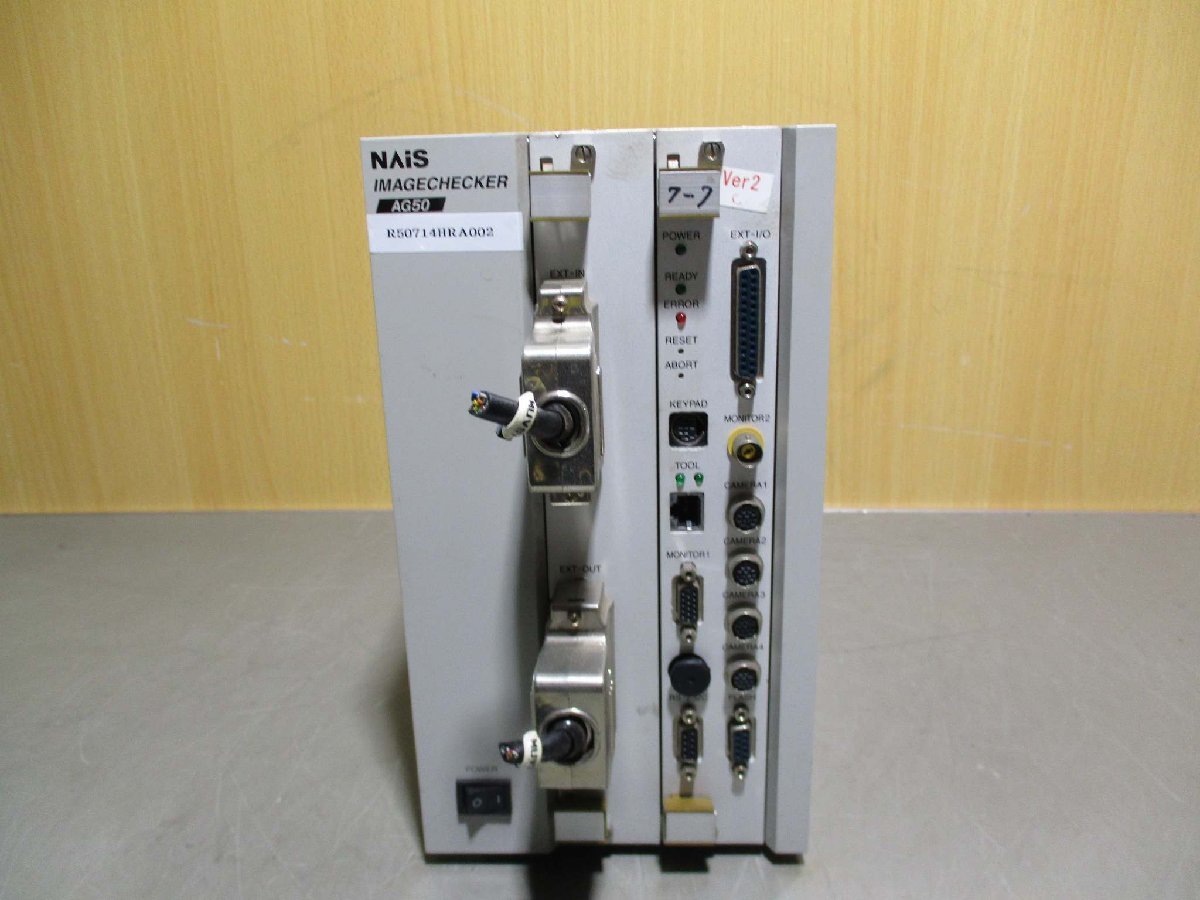 中古 Panasonic Nais AG50 ANAG50000T07 イメージチェッカ コントローラー 画像処理装置(R50714HRA002)_画像1